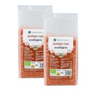 PLANETA HUERTO | Pack 2x Lenteja Roja Turca 500 g, rica en proteína vegetal, hierro y fibra - Lenteja Roja ideal para cremas, purés y sopas, fácil digestión y rápida cocción sin remojo previo