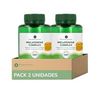 PLANETA HUERTO | PACK 2x Melatonina Complex Natural 60 cápsulas - Melatonina Complemento Alimenticio para Dormir Mejor, Conciliar el Sueño Rápido y Combatir el Insomnio y Jet Lag
