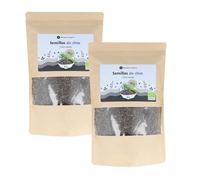 PLANETA HUERTO | Pack 2x Semillas de Chía Ecológicas 1kg - Semillas chia Superalimento Natural Rico en Omega-3, Fibra y Proteínas Vegetales