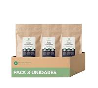 PLANETA HUERTO | Pack 3× Ácido Cítrico Anhidro 1 kg, Abrillantador, Desincrustante y Conservante Natural para Limpieza del Hogar y Detergentes DIY - Ácido Cítrico 100 % Ecológico y Biodegradable