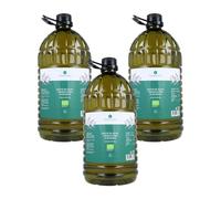 PLANETA HUERTO | Pack 3x Aceite de Oliva Virgen Extra Ecológico 5L - Aceite AOVE de categoría superior, rico en ácido oleico y antioxidantes, ideal para ensaladas, cocina y alimentación saludable