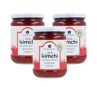 PLANETA HUERTO | Pack 3x Kimchi Fermentado Vegano Ecológico 420 g - Kimchi Con Vegetales Bio y Probióticos Naturales, Ideal como Acompañamiento o Ingrediente Saludable