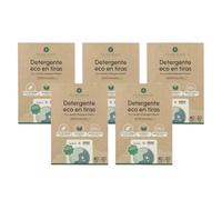 PLANETA HUERTO | Pack 5 Eco-tiras detergente y suavizante Planeta Huerto 40 lavados