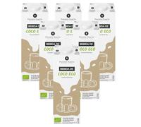 PLANETA HUERTO | Pack 6× Bebida de Coco ECO 1 L - Bebida Alternativa vegetal sin lactosa, sin azúcares añadidos y 100 % ecológica, Ligera, refrescante y versátil