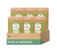 PLANETA HUERTO | Pack 6 Té Matcha Polvo 70g 100% Puro Alto Contenido Vitamina B12, Cultivo Eco, Apto Dietas Veganas - Té Matcha Sin Gluten, Sin Lactosa, Energizante Natural y Antioxidante Premium