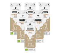 PLANETA HUERTO | Pack 6x Bebida de Almendra Ecológica 1L, 100% Vegetal, Sin Lactosa, Con Grasas Saludables, Fuente de Fibra - Bebida de Avena Ideal para Veganos, Desayunos, Batidos y Cocina Natural