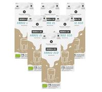 PLANETA HUERTO | Pack 6x Bebida de Arroz Eco 1L Vegetal Sin Lactosa, Sin Azúcar Añadido - Bebida Arroz 100% Natural, Alternativa Ligera y Saludable para Desayunos