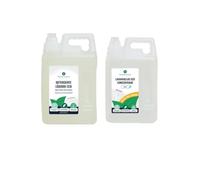 PLANETA HUERTO | Pack hipoalergénico sin perfume ECO Planeta Huerto Lavavajillas Manual 5 litros + Detergente Líquido Ropa 5 litros