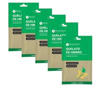 Planeta HUERTO | Pack Quelato de Hierro Soluble 5 Sobres para 25 L, Corrector de Clorosis Férrica - Pack Quelato con EDDHA 6% Hierro Orto-Orto