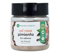 PLANETA HUERTO | Sal Rosa + Pimienta Bio ECO 100g - Mezcla de Sal Rosa del Himalaya y Pimienta Negra, Ideal para Realzar el Sabor de Tus Platos