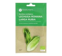 Planeta HUERTO | Semillas Ecológicas de Lechuga Romana - Cogollos Grandes y Crujientes, Ensaladas y Wraps