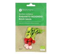 Planeta HUERTO | Semillas Ecológicas de Rabanito Redondo Rojo Saxa - Variedad de Crecimiento Rápido y Sabor Intenso