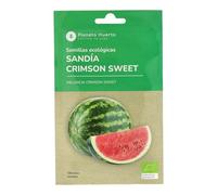 Planeta HUERTO | Semillas Ecológicas de Sandía Crimson Sweet - Frutos Jugosos y Dulces, Alta Productividad y Resistencia