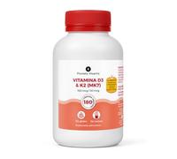 PLANETA HUERTO | Vitamina D3 4000 UI + K2 MK7 50 mcg Suplemento Natural Huesos Fuertes y Salud Cardiovascular - Vitamina D3 180 Cápsulas Alta Absorción