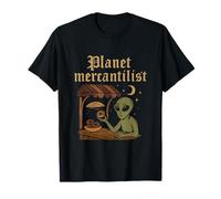 Planeta Mercantilista OVNI Alien Trueque Donut Arte Camiseta