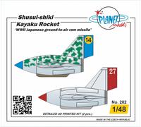 PLANETA MODELOS 129-PLT282 SHUSUI-SHIKI COHETE KAYAKU ""WWII JAPONÉS TIERRA-AIRE