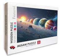 Planeta Puzzle de 2000 Piezas para Adultos, Puzzle Madera con Caja 99x70cm, Rompecabezas Adultos de Alta Dificultad, DIY Juego de Rompecabezas, Pasatiempo Creativo, Regalo, (Cielo Estrellado) Q-9024