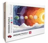 Planeta Puzzle de 5000 Piezas para Adultos, Puzzle Madera con Caja 156x105cm, Rompecabezas Adultos de Alta Dificultad, Juego de Rompecabezas, Pasatiempo Creativo, Regalos de Verano, (Sol) Q-2903