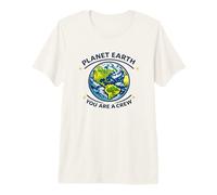 Planeta Tierra Eres un Astronauta Espacial de la tripulación Globe Camiseta Premium