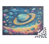Planetaas cósmicos 1000 Piezas Adultos Puzzle Sostenible Juegos Desafiantes EduGatosivos Adecuado para Decoración De Paredes del Hogar De Adultos Regalo 1000 Piezas 1000pcs (75x50cm)