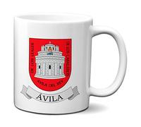Planetacase Taza Avila Escudo Ciudad Castilla y Leon España Ceramica 330 mL