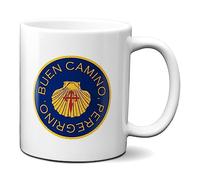 Planetacase Taza Camino de Santiago Buen Camino peregrino Ceramica 330 mL