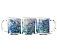 Planetacase Taza Claude Monet Nenúfares - Taza Desayuno Café Te Ceramica 330 mL