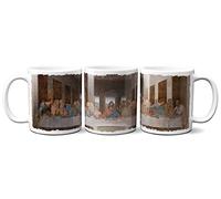 Planetacase Taza Desayuno Leonardo da Vinci La Ultima Cena Arte Ceramica 330 mL