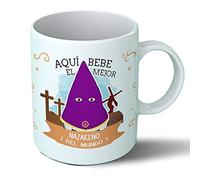 Planetacase - Taza Nazareno - Regalo Original Informáticos - Cerámica 330 mL - Taza Desayuno Apta para Microondas y Lavavajillas - Resistente a Lavados