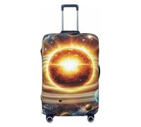 Planetary Orbit of The Solar System - Funda elástica para equipaje de viaje, protector de maleta, funda de equipaje impresa antiarañazos, Black, S