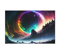 Planetary Star System Puzzle de 1000 piezas, para adultos, de madera, para reducir el estrés, para niños a partir de 12 años (75 x 50 cm)
