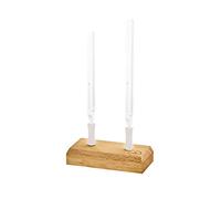 Planetary Therapy - Tenedor de afinación (capacidad para 2 piezas), fabricado en Europa, para meditación, sanación de sonido y yoga, madera de haya