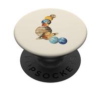 Planetas Acuarela Pintura Espacio Galaxia Arte Hombres Mujeres Niños PopSockets PopGrip Adhesivo
