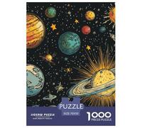 Planetas cósmicos Puzzle De 1000 Piezas para Adultos Y Niños paisajes Naturales Rompecabeza Exclusivo Entretenimiento Creativo Pintura Obra De Arte Juego Familiar 70x50cm/1000pcs