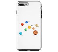 Planetas del Sistema Solar, Tierra, Sol, Ciencia espacial Niños, Adultos Carcasa para iPhone 7 Plus/8 Plus