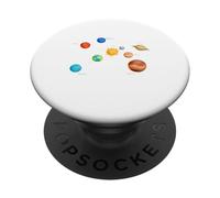 Planetas del Sistema Solar, Tierra, Sol, Ciencia espacial Niños, Adultos PopSockets PopGrip Adhesivo