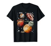 Planetas Enanos SolarSystem Ceres Eris Plutón Haumea Espacio Camiseta