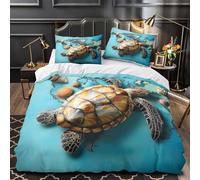 Planetas espaciales Funda de Edredón con Fundas de Almohada 3 Piezas de poliéster Estampado 3D Cierre de Cremallera Oculta Lavables galaxia cósmica Funda Edredon for familia Super king（260x220cm）