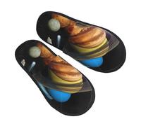 Planetas Júpiter Tierra Saturno Unisex Pantuflas Suave Zapatos Cómodo Slippers Para Exterior Interior Invierno M