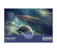 Planetas Puzzle de 1000 Piezas Papel para Adultos Vista del Universo Juego de Puzzle 1000 Piezas Relajación Decoración 38x26cm/1000pcs