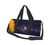Planetas solares alrededor del sistema Universo solar Bolsas de viaje espaciales Bolsas de lona para viajes Gimnasio Equipaje deportivo Bolsa de viaje grande Bolsas de fin de semana para la noche para