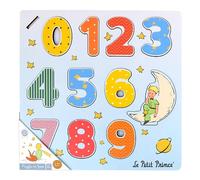 PLANÈTE BOIS - Rompecabezas de Números - Juego Educativo - El Principito - 865005-11 Piezas - Multicolor - Madera - Juego para Niños - Rompecabezas Infantil - 30 cm x 30 cm - A Partir de 2 Años