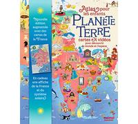 PLANÈTE TERRE - ATLAS POUR LES ENFANTS (COLL. VOYAGE AUTOUR DU MONDE): Avec un poster de la France et du système solaire inclus (Divers albums)