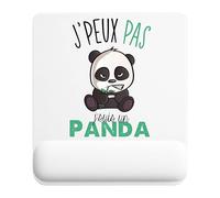 Planetee - Alfombrilla de ratón para bebé, diseño de Panda JP Panda | Accesorio de oficina ergonómico, ideal para cumpleaños, colega, secreto de Santa Navidad, día del padre y día de la madre