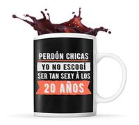 Planetee Taza 20 años Perdón Chicas ! | Regalo humorístico para mujeres
