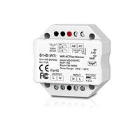 Planetitaly Centralita Triac Dimmer 230 V WiFi RF lámparas focos LED interruptor Push 360 W