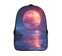 Planets in Deep Blue And Purple Mochila Niña, Mochilas Escolares,Mochila Infantil Ajustar Con Bolsillos Laterales Y CorreaGran Capacidad Impermeable Mochila,Regalos Para Niñas Niños Y 40x28x16cm