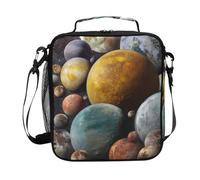 Planets Moons Space Galaxy - Lonchera térmica térmica para niños y niñas, bolsa térmica para comida