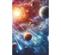 Planets Notebook: Blank Lined Notebook for All Ages, Planets, Space, Sun, Stars, Galaxy | 6x9 inches, 110 pages | Gifts for Birthdays, Christmas, Thanksgiving and more