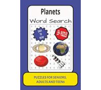 Planets Word Search: Word Search with Easy to Read Print about Planets, Puzzle Book, Brain Games, Sky, Sphere, Globe : 6x9 inches: 55+Puzzles...Gift ... and Relaxation (World & Beyond Word Search)